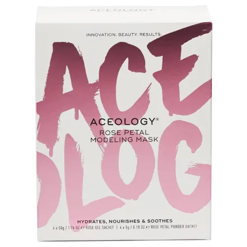 Aceology Rose Petal Modeling Mask 4 Pack