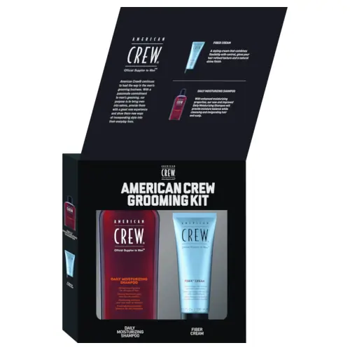American Crew Fiber Cream & Daily Moisturising Shampoo Pack