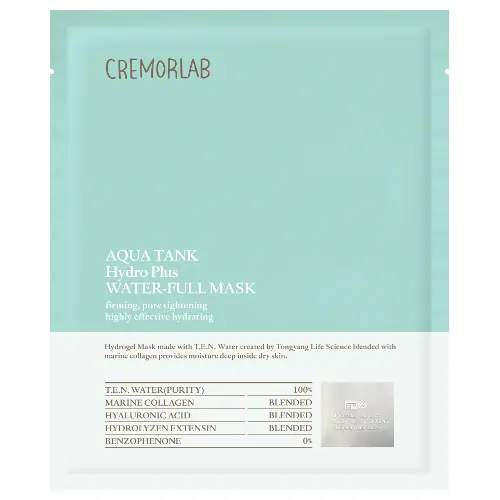 Cremorlab Aqua Tank Hydro Plus Water-Full Mask 5 Sheets