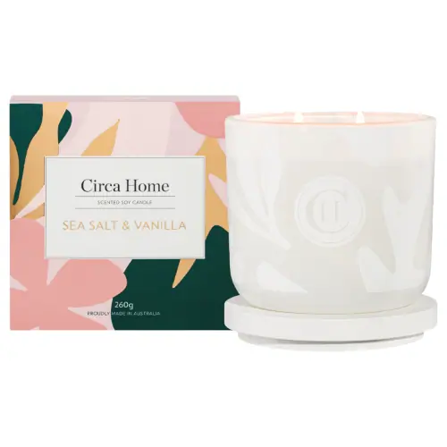 Circa Home Sea Salt & Vanilla Classic Candle 260g