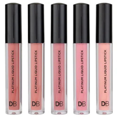 Designer Brands Platinum Liquid Lipsticks Kit- Nude