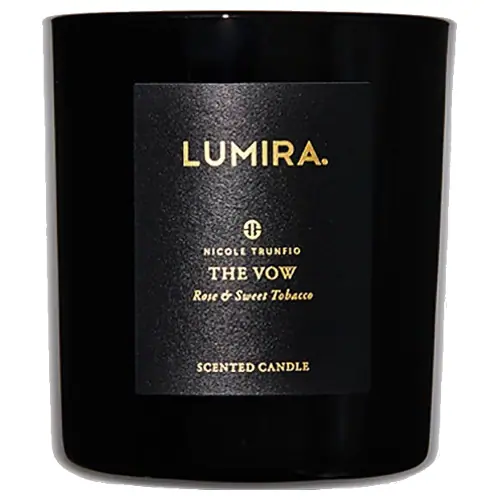 Lumira Glass Candle - The Vow by Nicole Trunfio 300g
