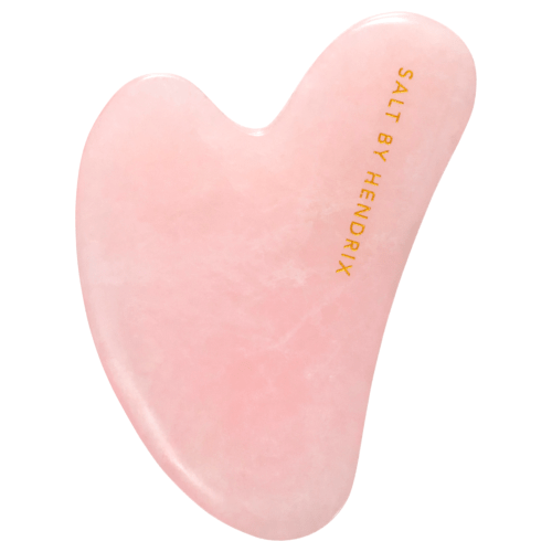 SALT BY HENDRIX Rose Quartz Gua Sha Face Sculpting Tool NZ Adore Beauty