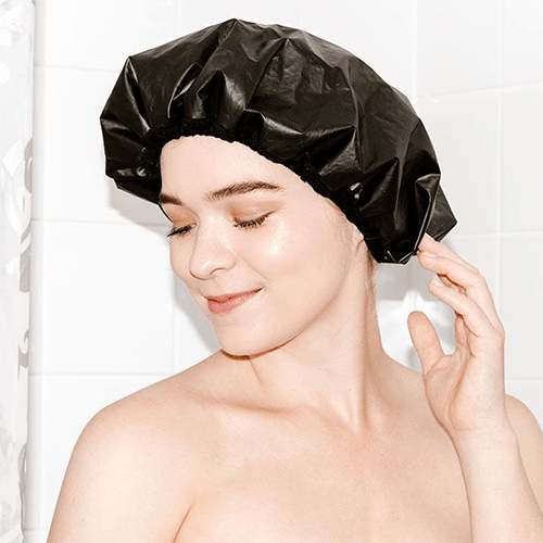 Shhh Silk Silk Lined Shower Cap NZ Adore Beauty