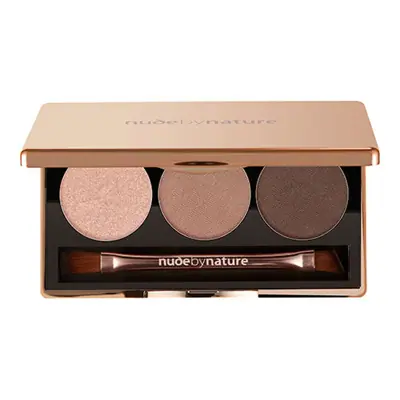 Create a professional makeup look with this all-natural eyeshadow palette.
