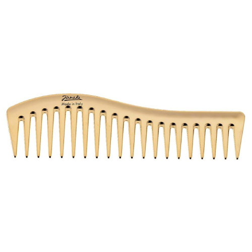 Janeke Gold Large Wide Tooth Comb by Janeke