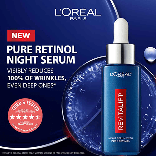 L'Oreal Paris Revitalift Laser Pure Retinol Deep Wrinkle Night Serum
