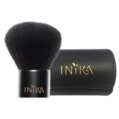 Inika Vegan Kabuki Travel Brush With Case by Inika