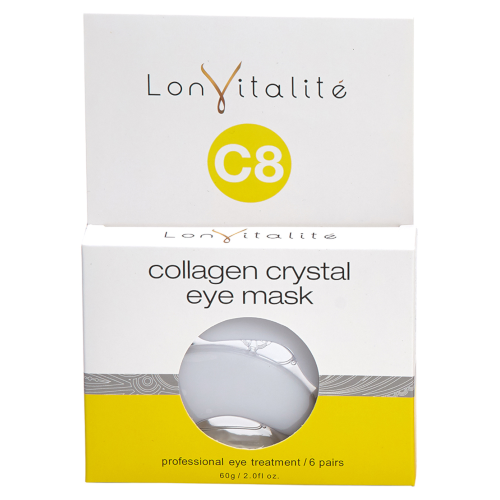 Lonvitalite C8 Collagen Crystal Eye Sheet Masks - 6 Pack by Lonvitalite