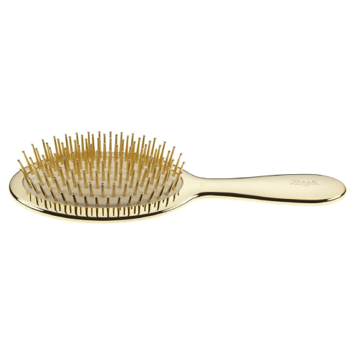 Janeke Gold Hairbrush with Gold Bristles - Classic by Janeke
