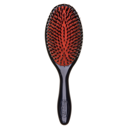 Denman Natural Bristle Single Nylon Quill Large Grooming Brush by Denman Brushes