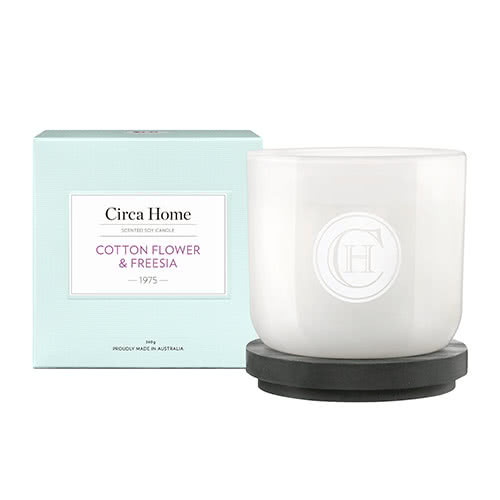 Circa Home Cotton Flower & Freesia Classic Candle 260g by Circa Home