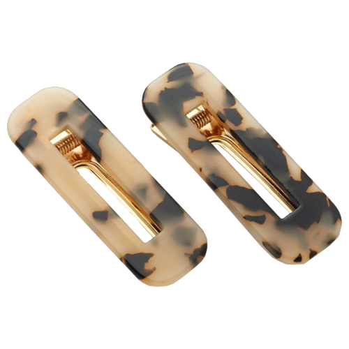 Valet Greta Clip Duo- Light Tortoiseshell by Valet