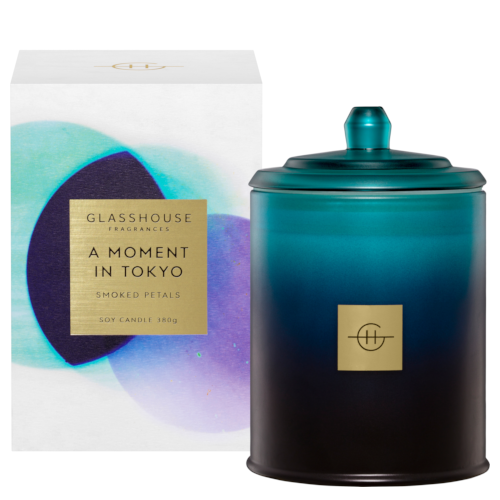 Glasshouse Fragrances A Moment in Tokyo 380g Triple Scented Soy Wax Candle