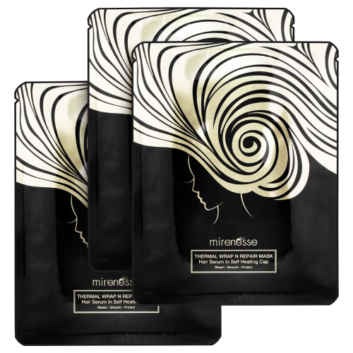 Mirenesse Thermal Wrap N Repair Hair Treatment in Cap Mask - 3 pce