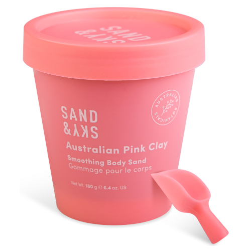 Sand&Sky Australian Pink Clay Smoothing Body Sand 180g by Sand&Sky
