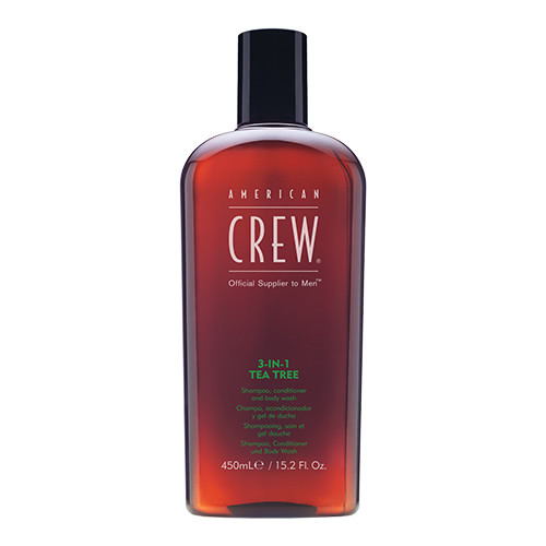 American Crew Tea Tree 3 in 1 Shampoo, Conditioner & Body Wash by American Crew