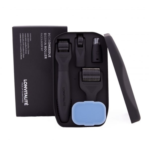 Lonvitalite Microneedle Derma Roller Face & Body Kit by Lonvitalite