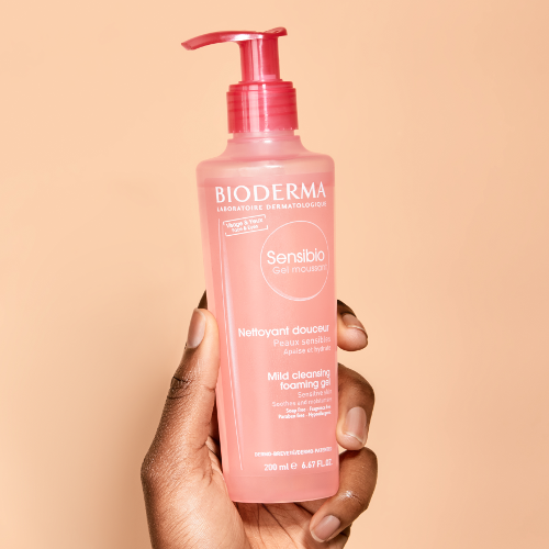 bioderma pink face wash