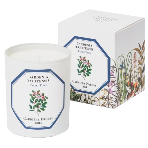 Carrière Frères Tiare Gardenia Candle 185g by Carrière Frères