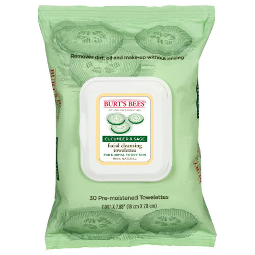 Burt's Bees Cucumber & Sage Facial Cleansing Towelettes by Burt's Bees