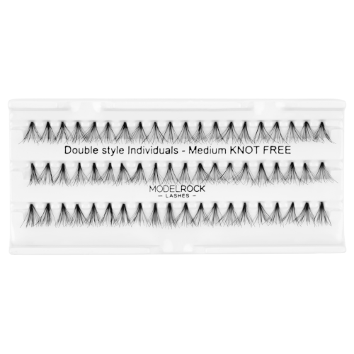 MODELROCK Double Medium Knot Free Lashes by MODELROCK