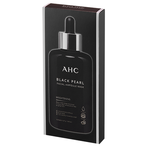 AHC Black Pearl Facial Ampoule Mask 27g 5 Pack NZ Adore Beauty