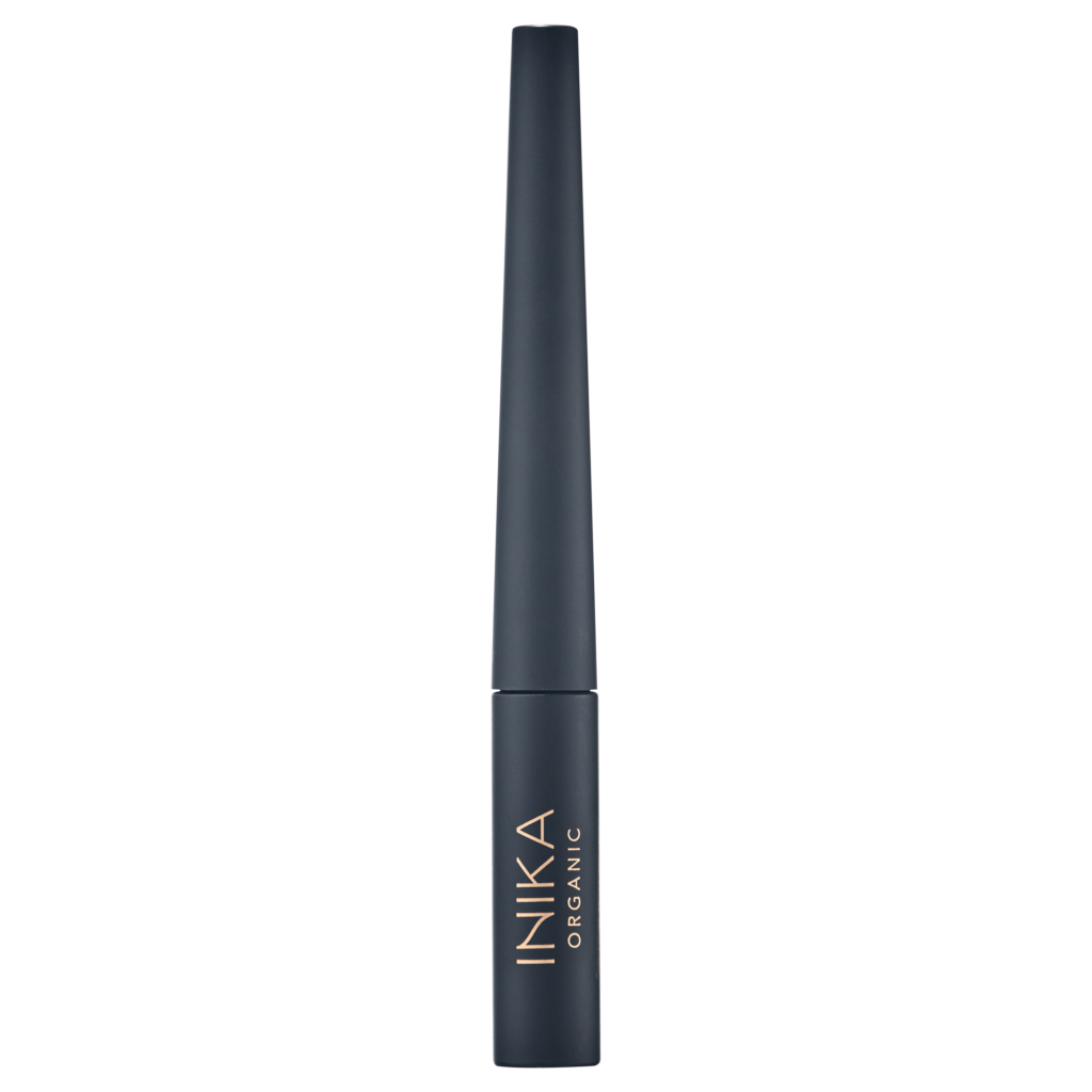INIKA Organic Liquid Eyeliner Black 4mL NZ Adore Beauty