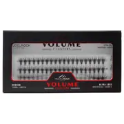 MODELROCK Ultra Luxe Lashes - VOLUME 20D 'Medium' Clusters 10mm - 60pk by MODELROCK