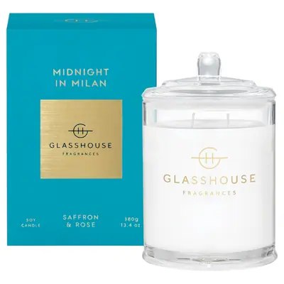 Glasshouse Fragrances MIDNIGHT IN MILAN 380g Soy Candle