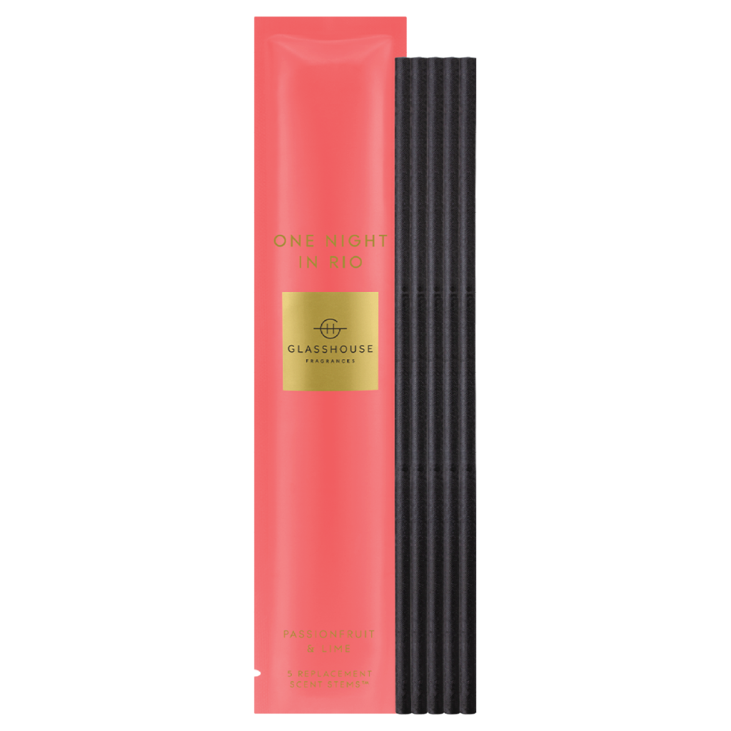 Glasshouse Fragrances ONE Night IN RIO - Replacement Scent Stems