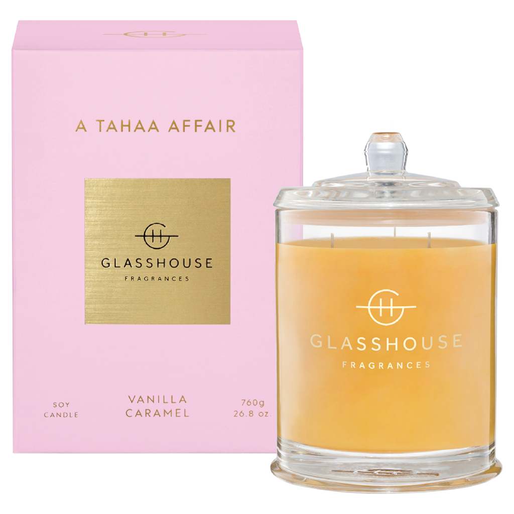 Glasshouse Fragrances A TAHAA AFFAIR 760g Soy Candle