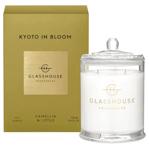 Glasshouse Fragrances KYOTO IN BLOOM 760g Soy Candle