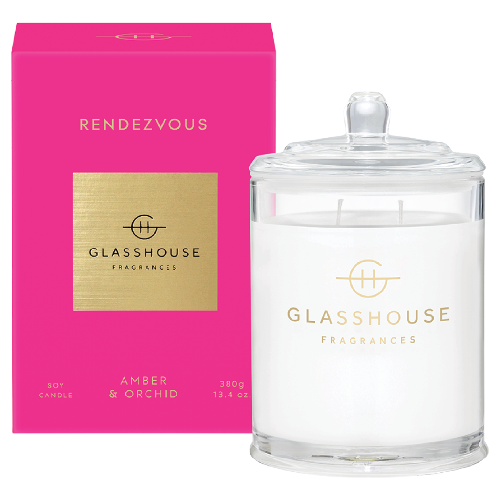 Glasshouse Fragrances RENDEZVOUS 380g Soy Candle by Glasshouse Fragrances