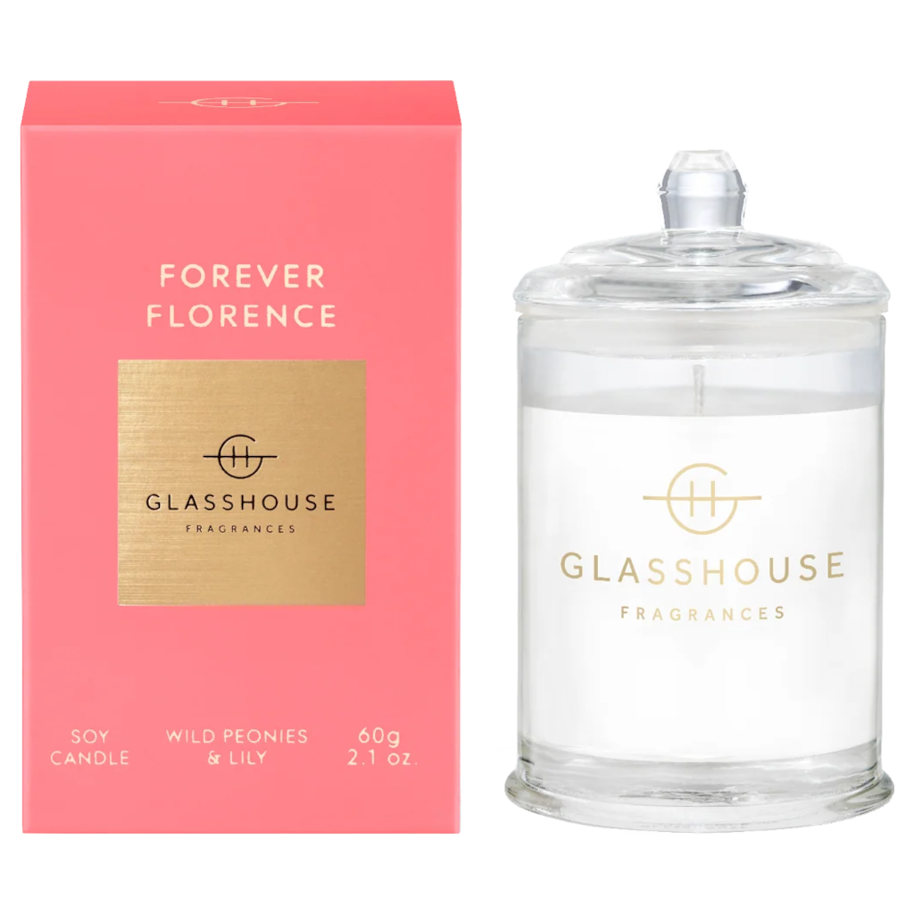 Glasshouse Fragrances FOREVER FLORENCE 60g Soy Candle by Glasshouse Fragrances