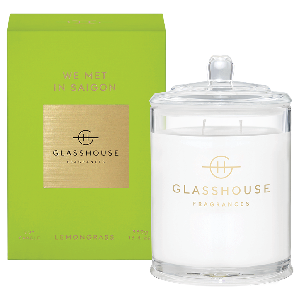 Glasshouse Fragrances WE MET IN SAIGON 380g Soy Candle NZ Adore