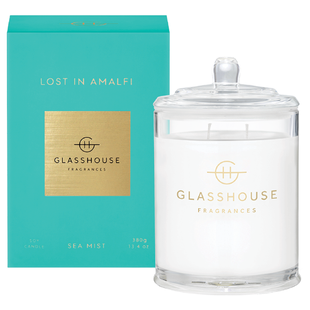 Glasshouse Fragrances LOST IN AMALFI 380g Soy Candle