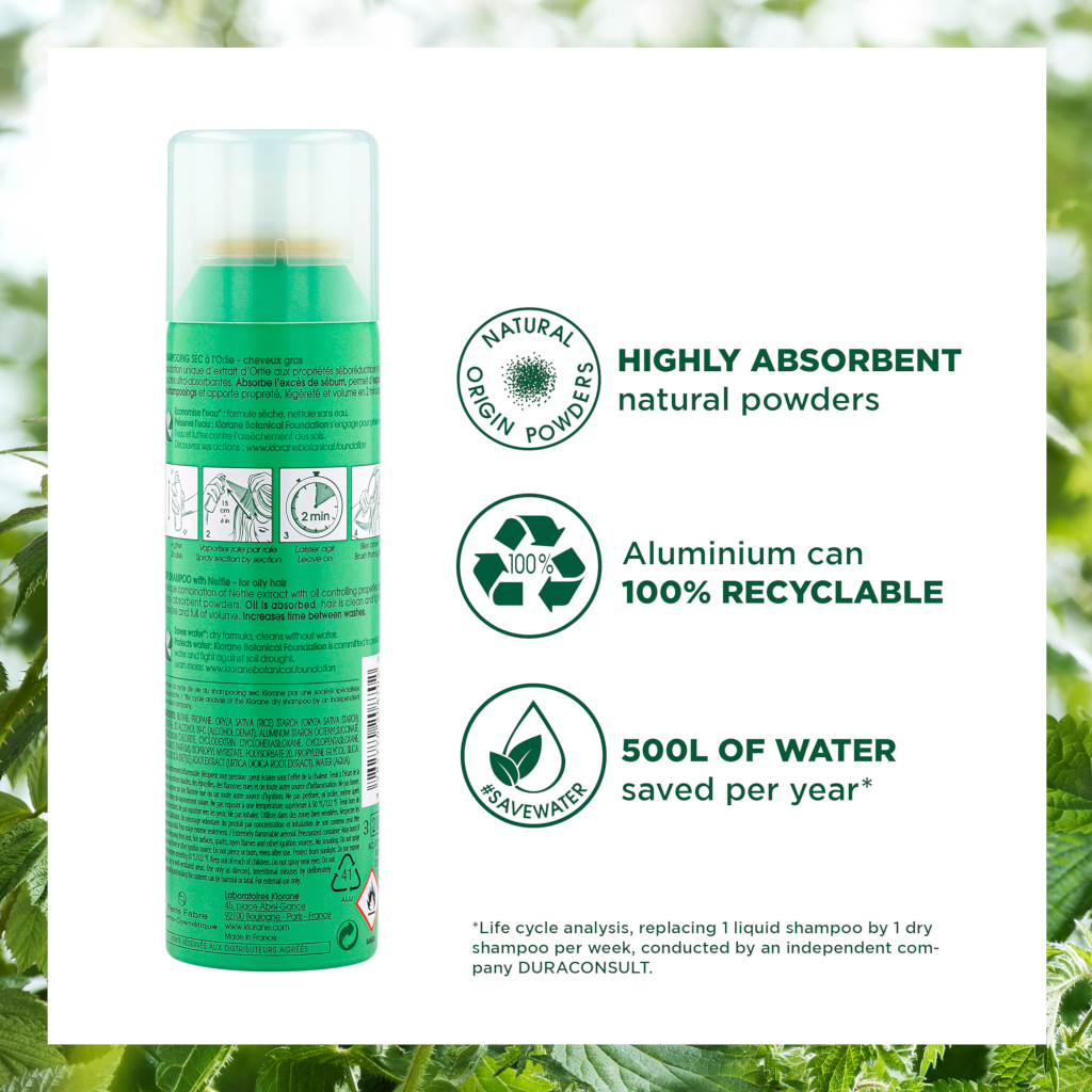 Klorane Nettle Dry Shampoo NZ Adore Beauty
