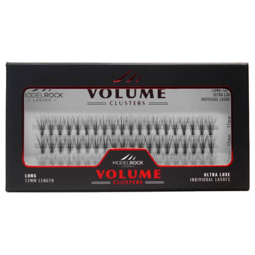 MODELROCK Ultra Luxe Lashes - VOLUME 20D 'Long' Clusters 12mm - 60pk by MODELROCK
