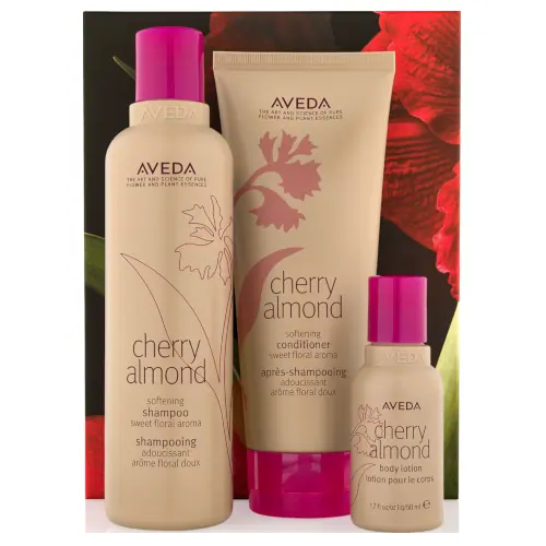 Aveda Cherry Almond Hair & Body Softening Trio