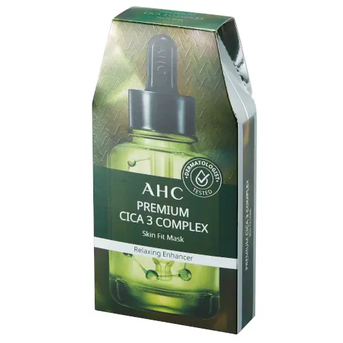 AHC Premium CICA3 Complex Skin Fit Mask 27ml - 5 Pack