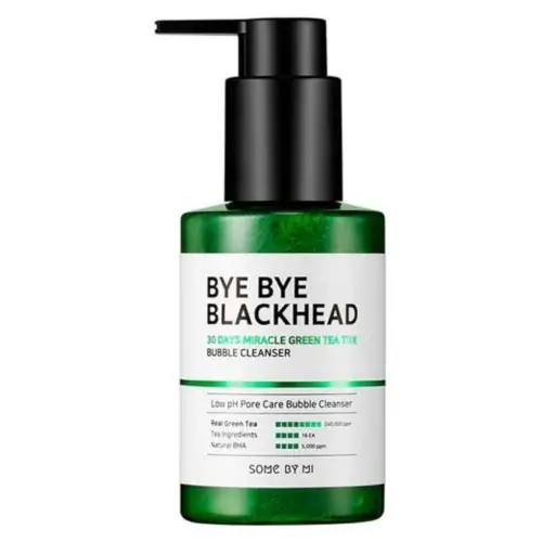 SOME BY MI Bye Bye 30 Days Blackhead Miracle Green Tea Tox Bubble Cleanser 120g
