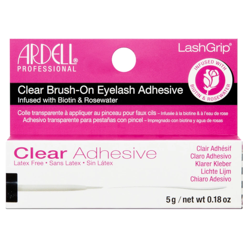 Ardell Lashgrip Clear Brush-On Eyelash Adhesive - Infused With Biotin & Rosewater