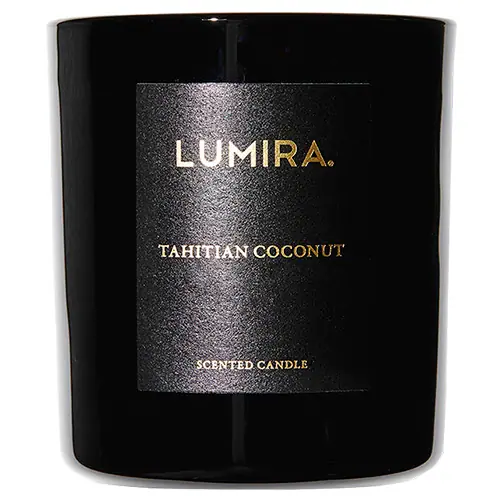 Lumira Glass Candle -  Tahitian Coconut Large