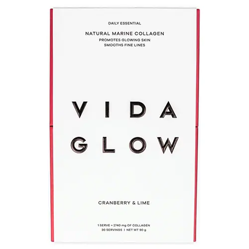 Vida Glow Natural Marine Collagen - Cranberry & Lime