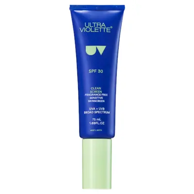 Ultra Violette Clean Screen Fragrance Free Sensitive Facial SKINSCREEN SPF30