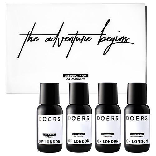 Doers of London Discovery Kit - Shampoo, Conditioner, Body Lotion & Body Wash 50ml
