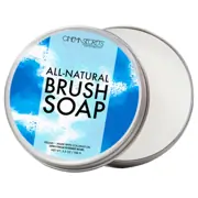 Cinema Secrets All-Natural Solid Brush Soap With Scrubber  -100G by Cinema Secrets