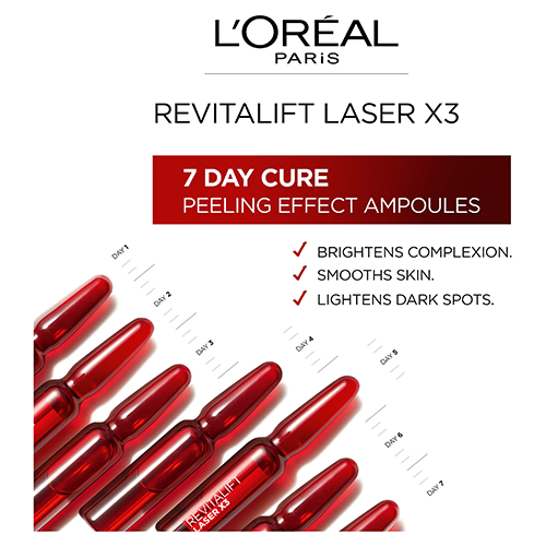 L'Oréal Paris Revitalift Laser X3 Glycolic Acid Peeling Effect Ampoules