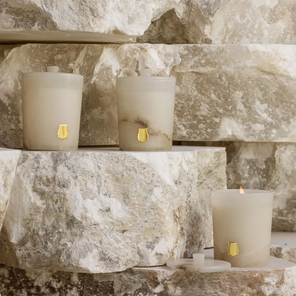 Trudon Ernesto Alabaster Candle with Lid
